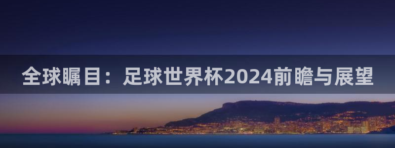 2026世界杯亚洲预选赛赛程：全球瞩目：足球世界杯2024前瞻与展望